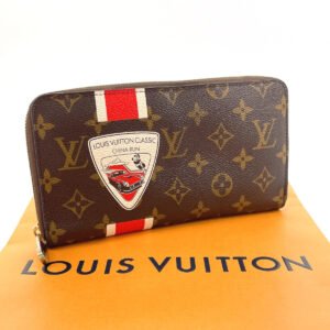 LOUIS VUITTON Long Wallet Purse M66553 Monogram canvas Brown China Run Zippy Organizer | AlmaBagz