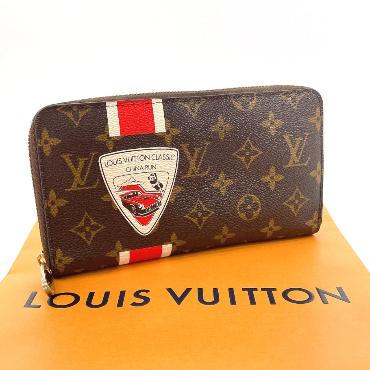 LOUIS VUITTON Long Wallet Purse M66553 Monogram canvas Brown China Run Zippy Organizer | AlmaBagz