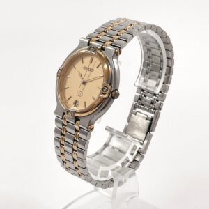 GUCCI Watches Quartz 9000M Stainless Steel Silver gold dial mens Used | AlmaBagz