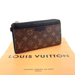 LOUIS VUITTON Long Wallet Purse M69407 Monogram macacer Brown Zippy Dragonne | AlmaBagz