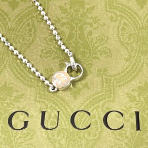 GUCCI Necklace Silver925 Silver GG logo Women Used | AlmaBagz