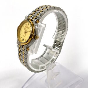 GUCCI Watches Quartz 9000L Stainless Steel , Gold Plated Silver gold dial Women Used | AlmaBagz