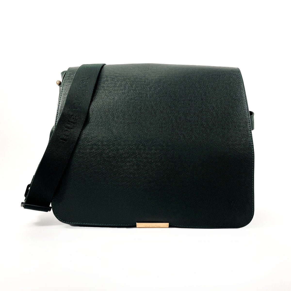 LOUIS VUITTON Shoulder Bag M30144 Taiga green Victor | AlmaBagz - Image 13