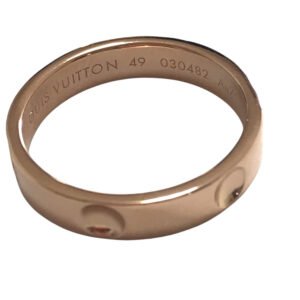LOUIS VUITTON Ring Au750 Pink gold Alliance Amplant 49 | AlmaBagz