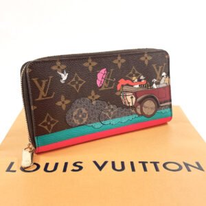 LOUIS VUITTON Long Wallet Purse M61360 Monogram canvas Brown Evasion Zippy wallet | AlmaBagz