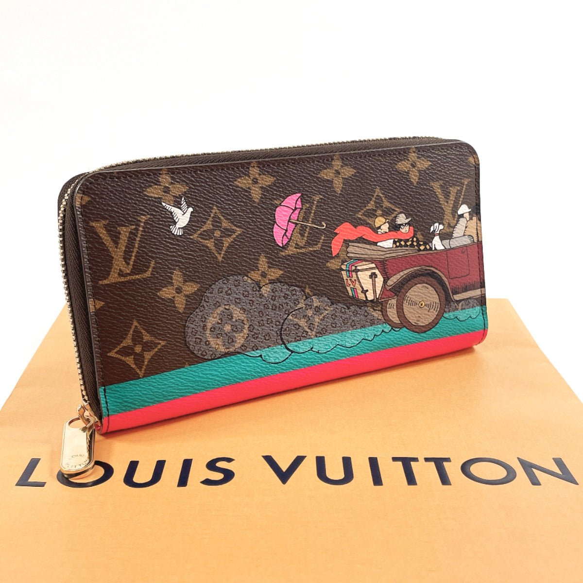 LOUIS VUITTON Long Wallet Purse M61360 Monogram canvas Brown Evasion Zippy wallet | AlmaBagz