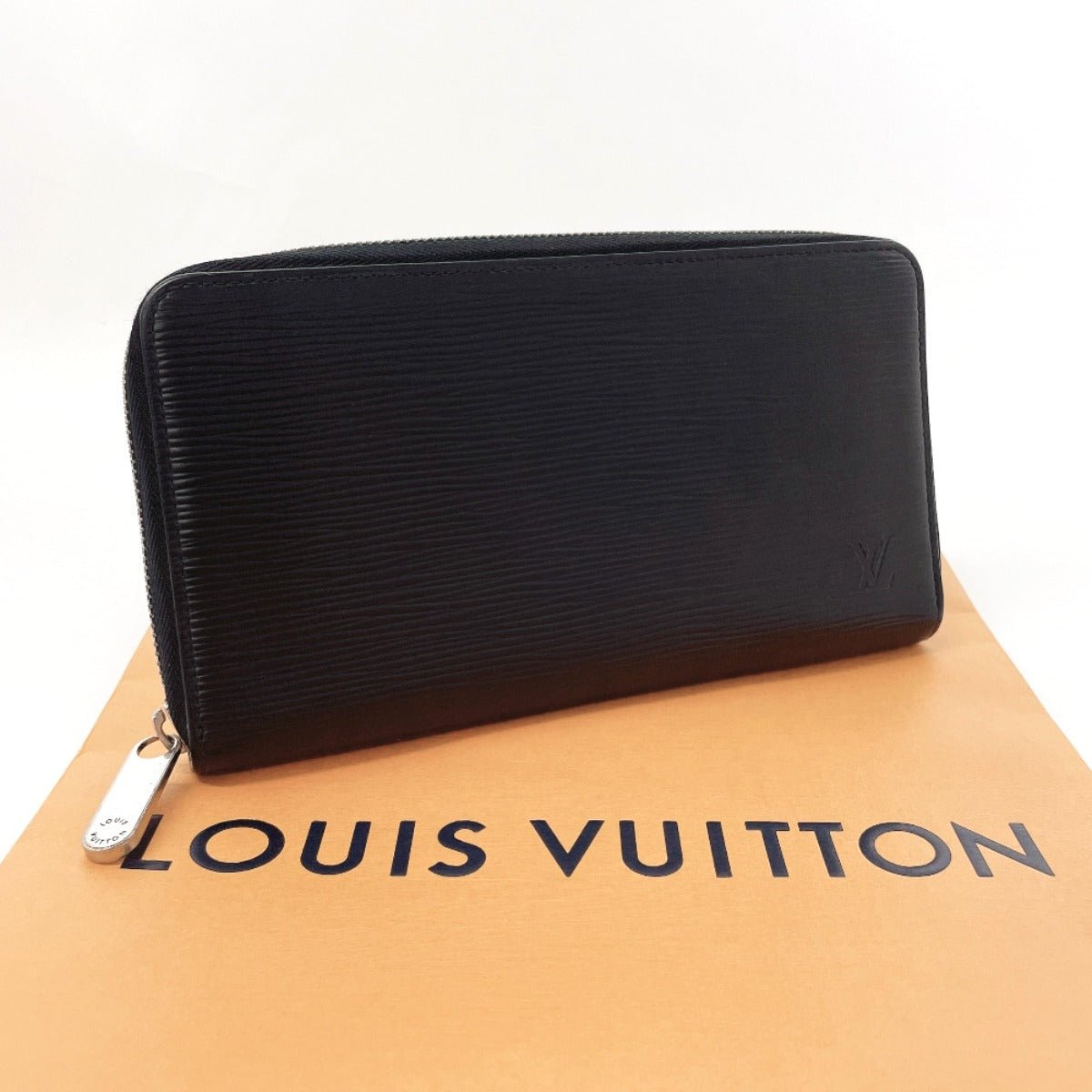LOUIS VUITTON Long Wallet Purse M60632 Epi Leather black Zippy Organizer | AlmaBagz