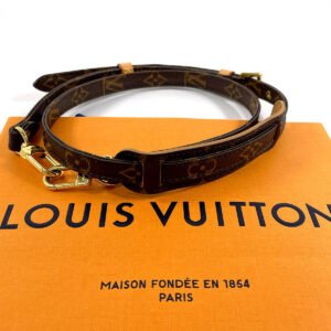 LOUIS VUITTON Shoulder strap Monogram canvas Brown | AlmaBagz