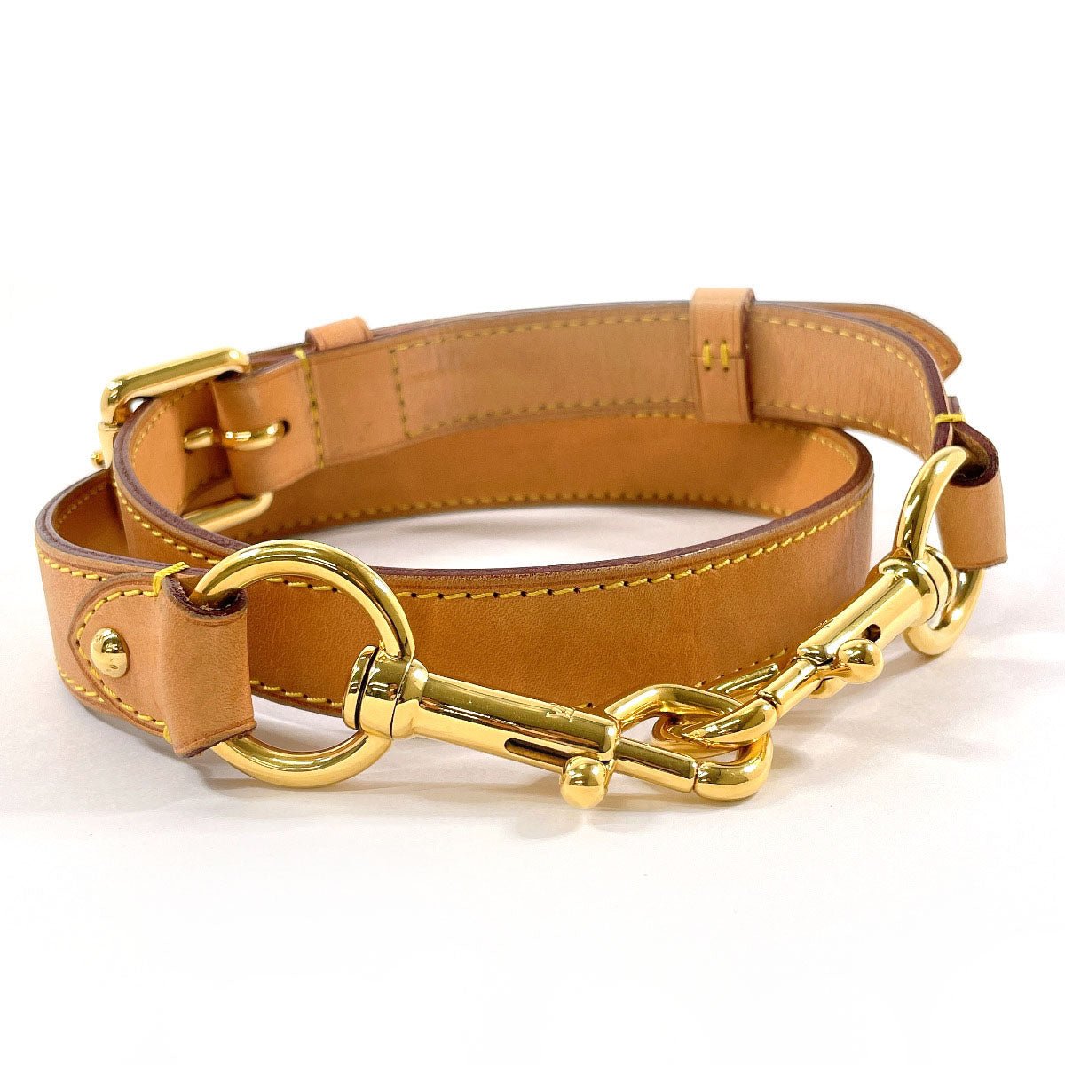LOUIS VUITTON Shoulder strap Nume leather beige | AlmaBagz - Image 8