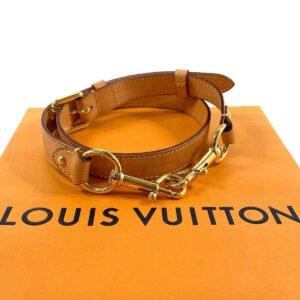 LOUIS VUITTON Shoulder strap Nume leather beige | AlmaBagz