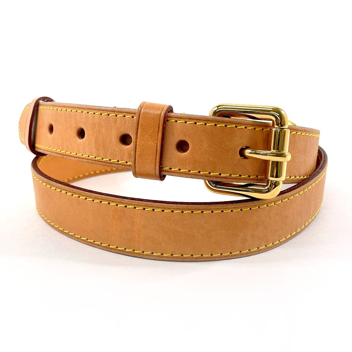 LOUIS VUITTON Shoulder strap Nume leather beige | AlmaBagz - Image 2