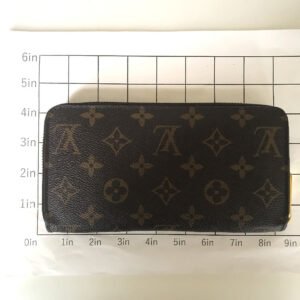 LOUIS VUITTON Long Wallet Purse M41894 Monogram canvas Brown Round zip Zippy wallet | AlmaBagz