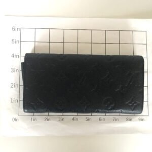 LOUIS VUITTON Long Wallet Purse M60287 Monogram Ann Platt black Portefeuille Curiuse | AlmaBagz