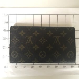 LOUIS VUITTON Long Wallet Purse M61215 Monogram canvas Brown Porte Tresor International | AlmaBagz
