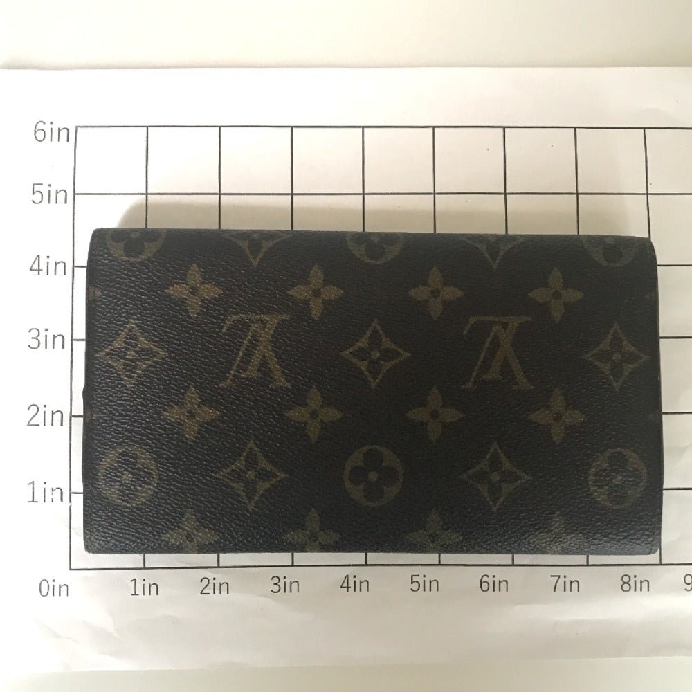 LOUIS VUITTON Long Wallet Purse M61215 Monogram canvas Brown Porte Tresor International | AlmaBagz