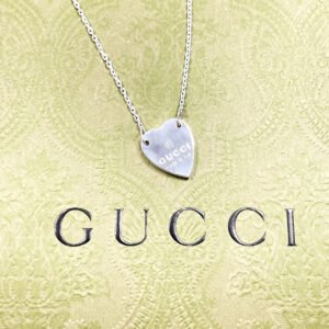 GUCCI Necklace 223512 J8400 8106 Silver925 Silver Trademark Heart | AlmaBagz