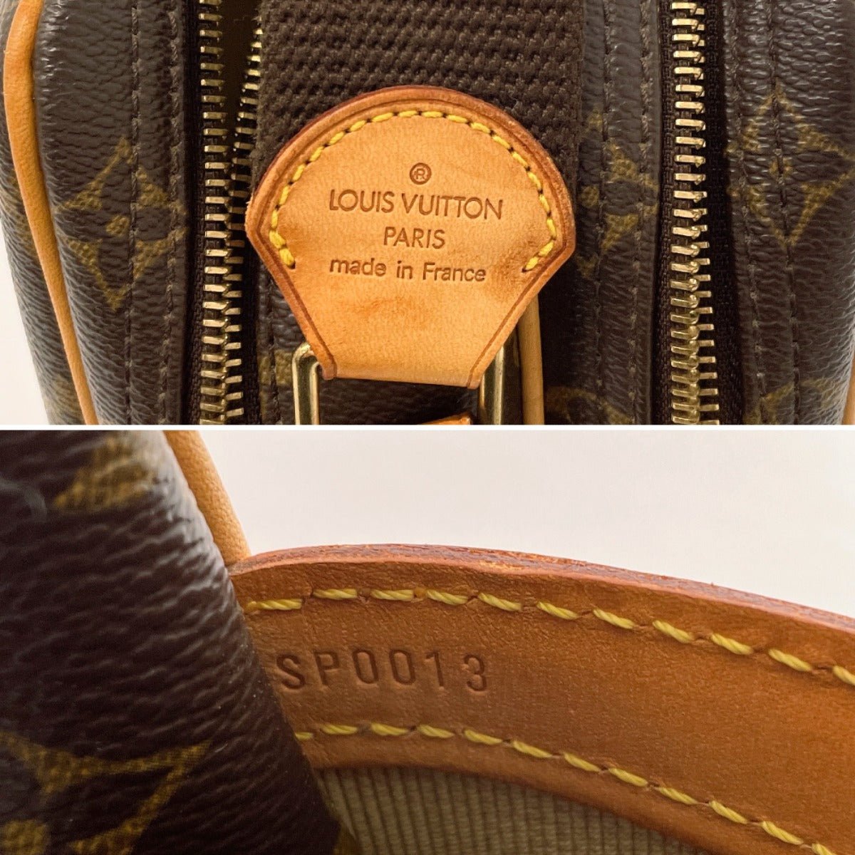 LOUIS VUITTON Shoulder Bag M45254 Monogram canvas Brown Reporter PM | AlmaBagz - Image 9