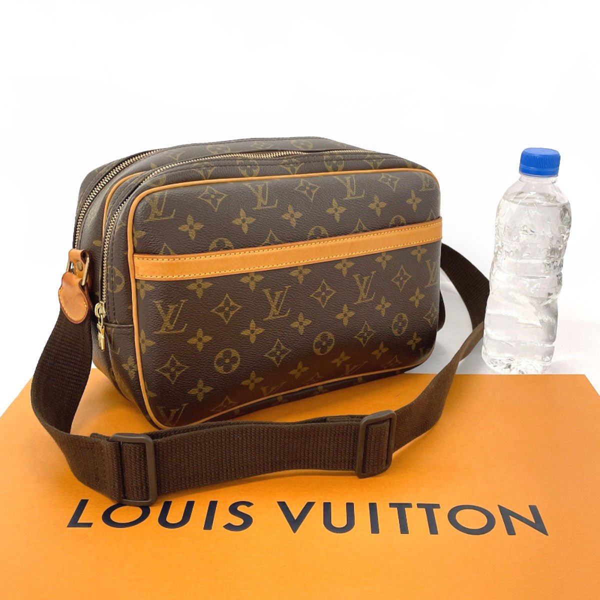 LOUIS VUITTON Shoulder Bag M45254 Monogram canvas Brown Reporter PM | AlmaBagz