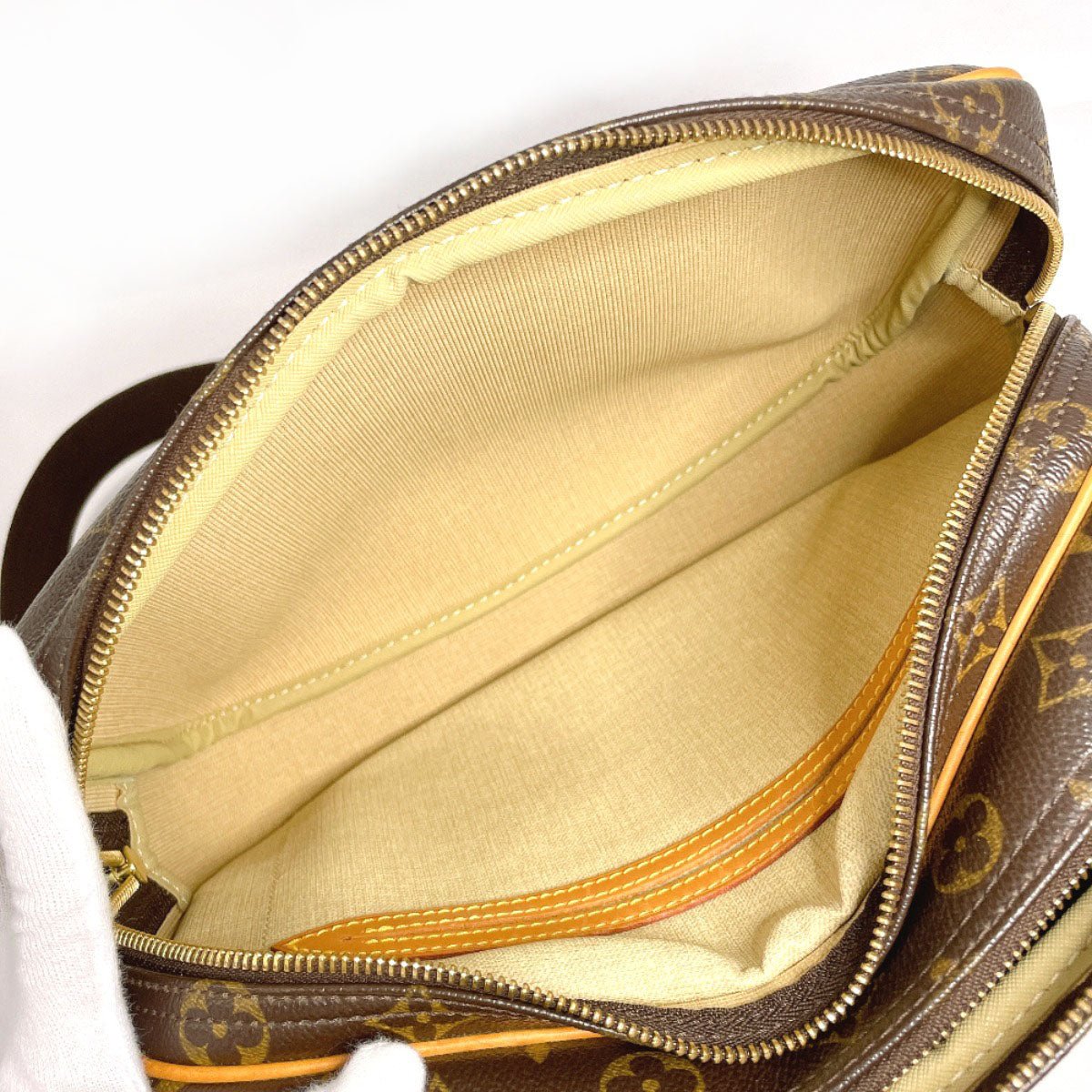 LOUIS VUITTON Shoulder Bag M45254 Monogram canvas Brown Reporter PM | AlmaBagz - Image 8