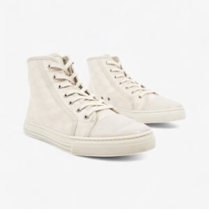 Gucci GG High-Top Sneakers Beige Canvas EU 38.5 UK 5.5 | AlmaBagz