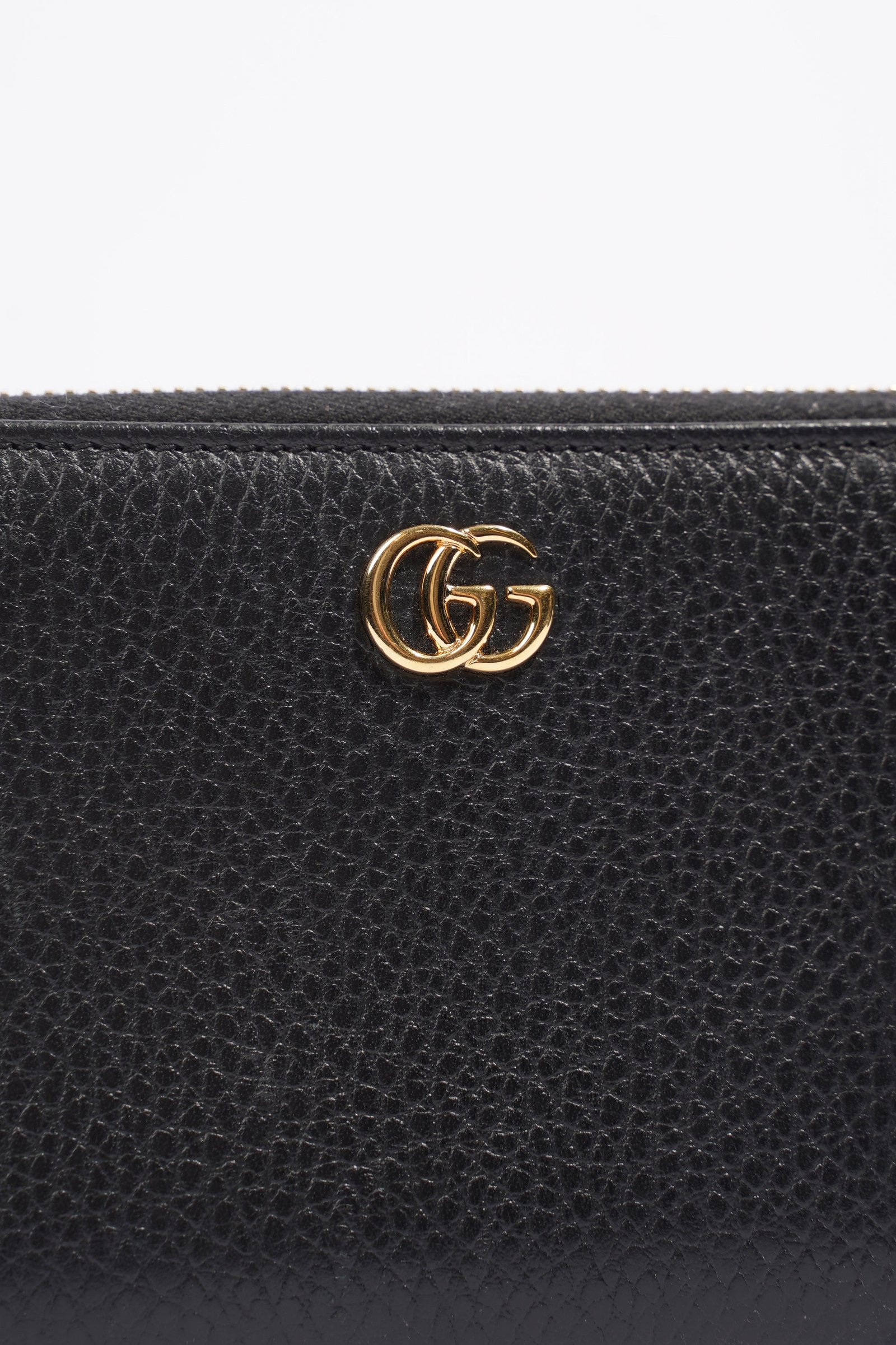 Gucci Zip Around Wallet Black Leather | AlmaBagz