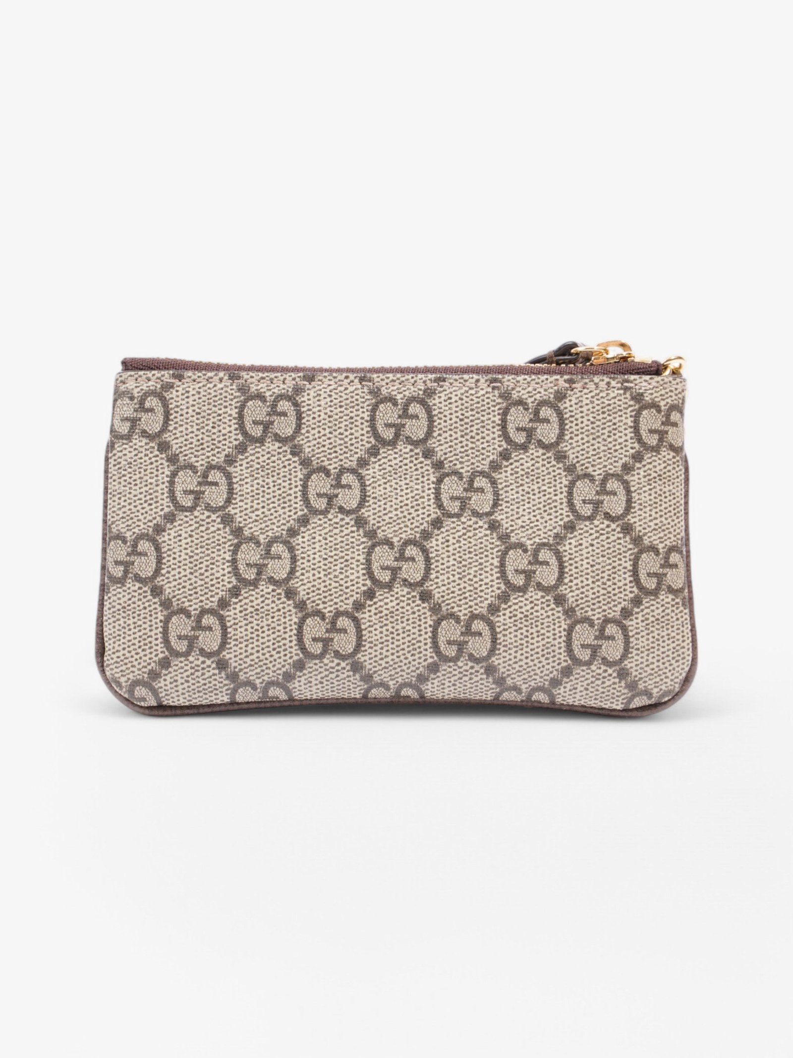Gucci Ophidia Key Case GG Supreme / Brown / Gold Coated Canvas | AlmaBagz