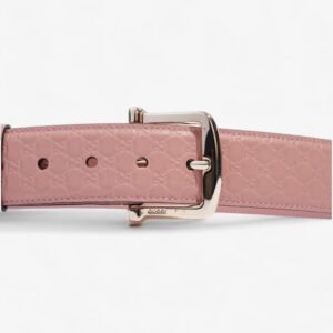 Gucci Buckle Belt Pink Leather 90cm 36" | AlmaBagz