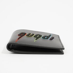 Gucci Rainbow Blade Wallet Black Leather | AlmaBagz