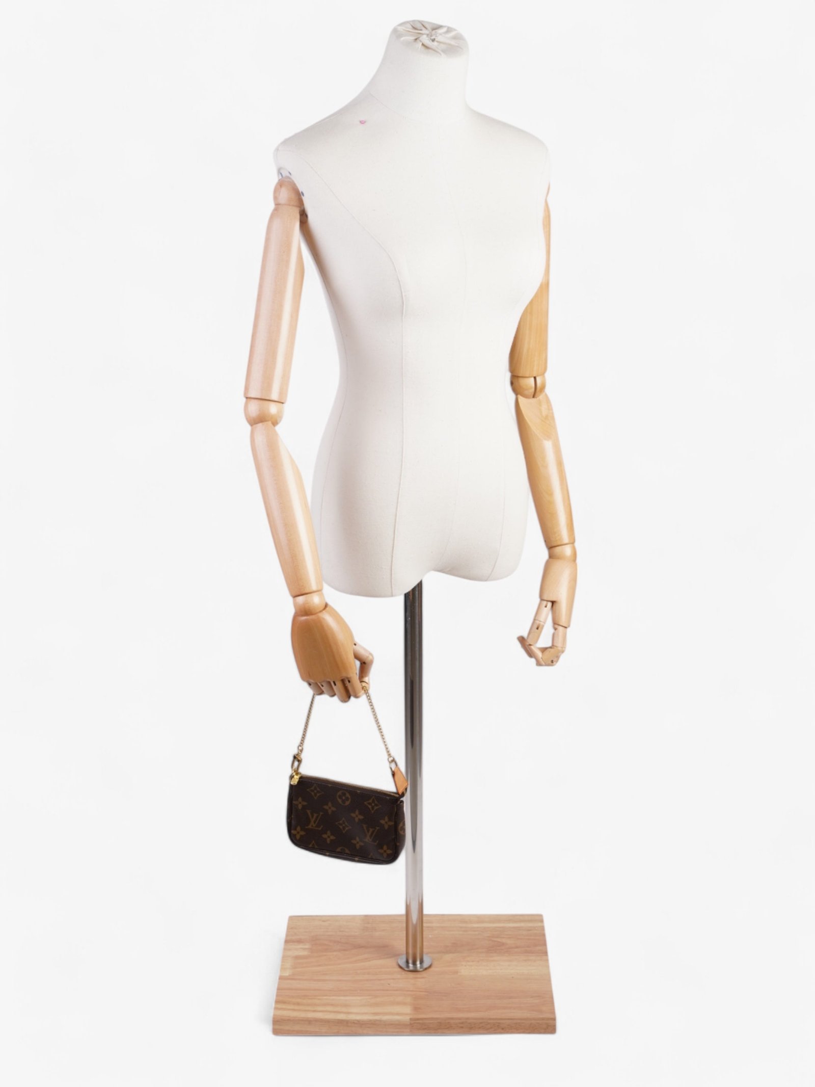 Louis Vuitton Pochette Accessoires Monogram Coated Canvas Mini | AlmaBagz