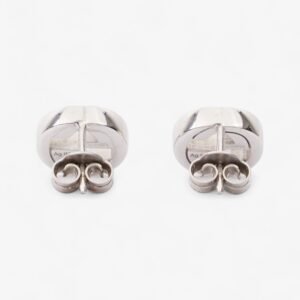 Gucci Interlocking Earrings Silver Silver Sterling | AlmaBagz