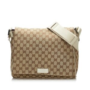 Gucci Crossbody Bag Brown GG Canvas | AlmaBagz