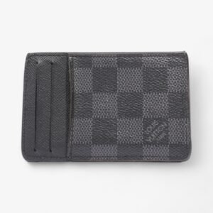 Louis Vuitton LV Card Holder Damier Graphite Coated Canvas | AlmaBagz
