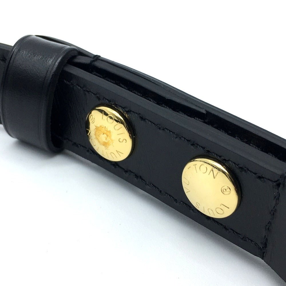 LOUIS VUITTON Shoulder Bag M55821 Calfskin black LV Lock Chain Dauphin MM Women Used | AlmaBagz - Image 13