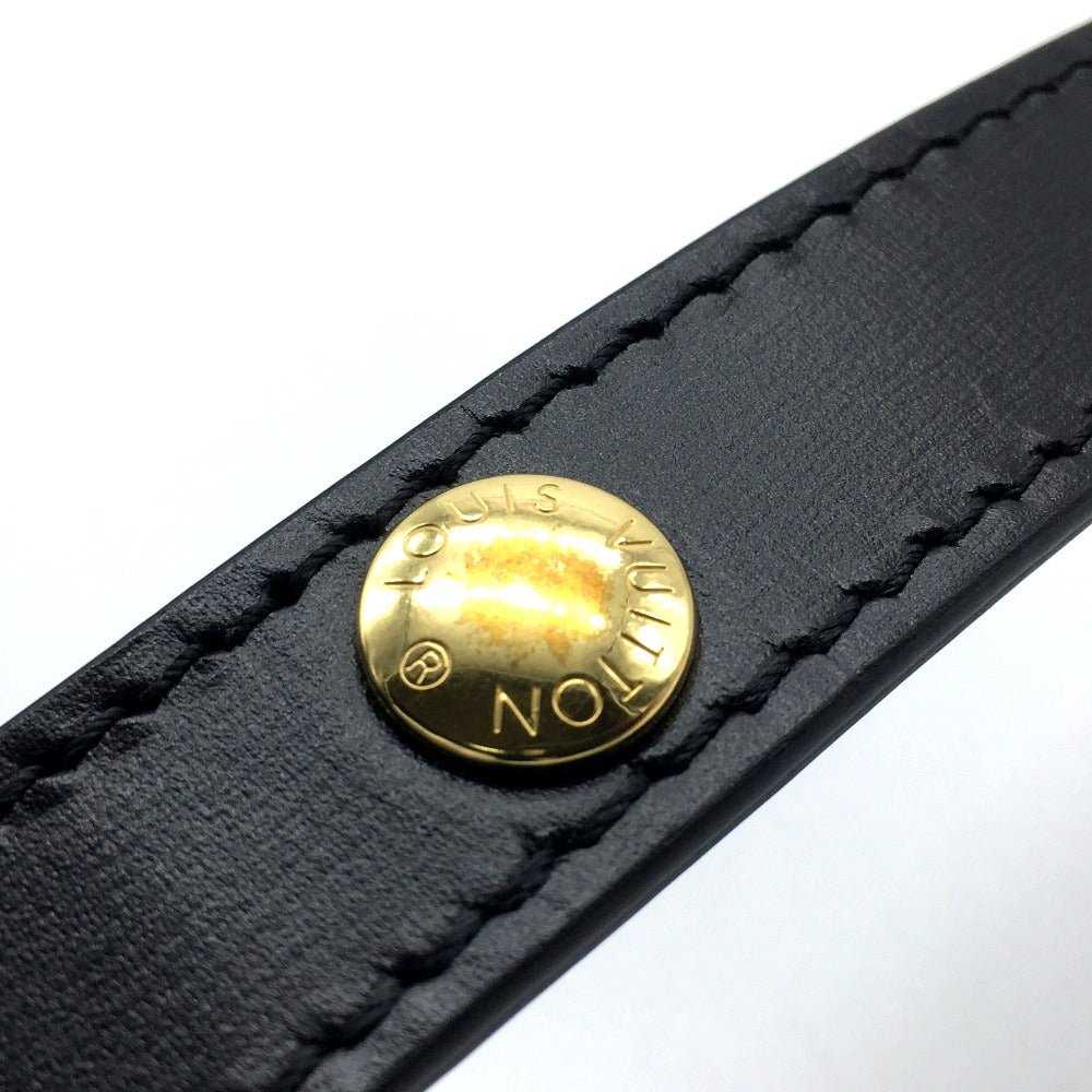 LOUIS VUITTON Shoulder Bag M55821 Calfskin black LV Lock Chain Dauphin MM Women Used | AlmaBagz - Image 14