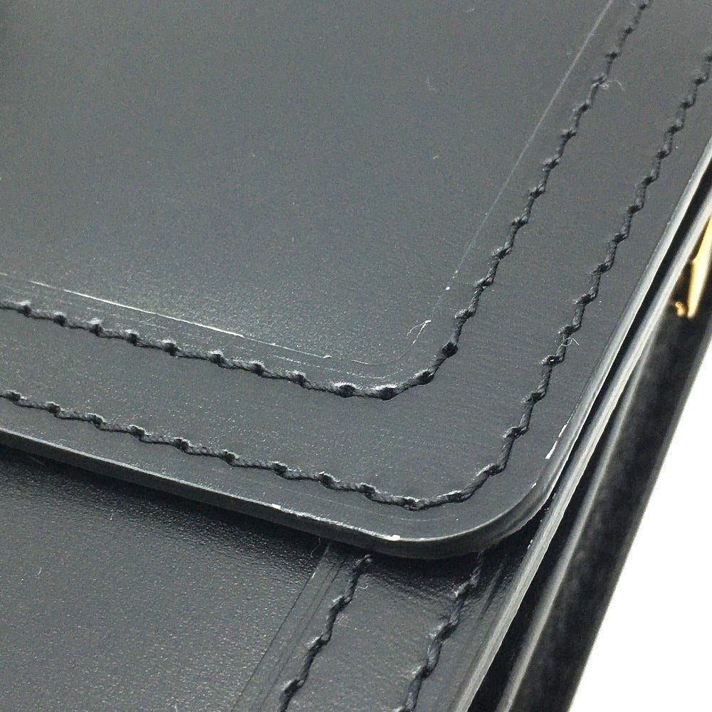 LOUIS VUITTON Shoulder Bag M55821 Calfskin black LV Lock Chain Dauphin MM Women Used | AlmaBagz - Image 5