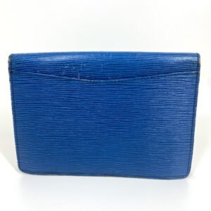 LOUIS VUITTON Clutch bag M52655 Epi Leather blue Epi Montagne 23 mens Used | AlmaBagz
