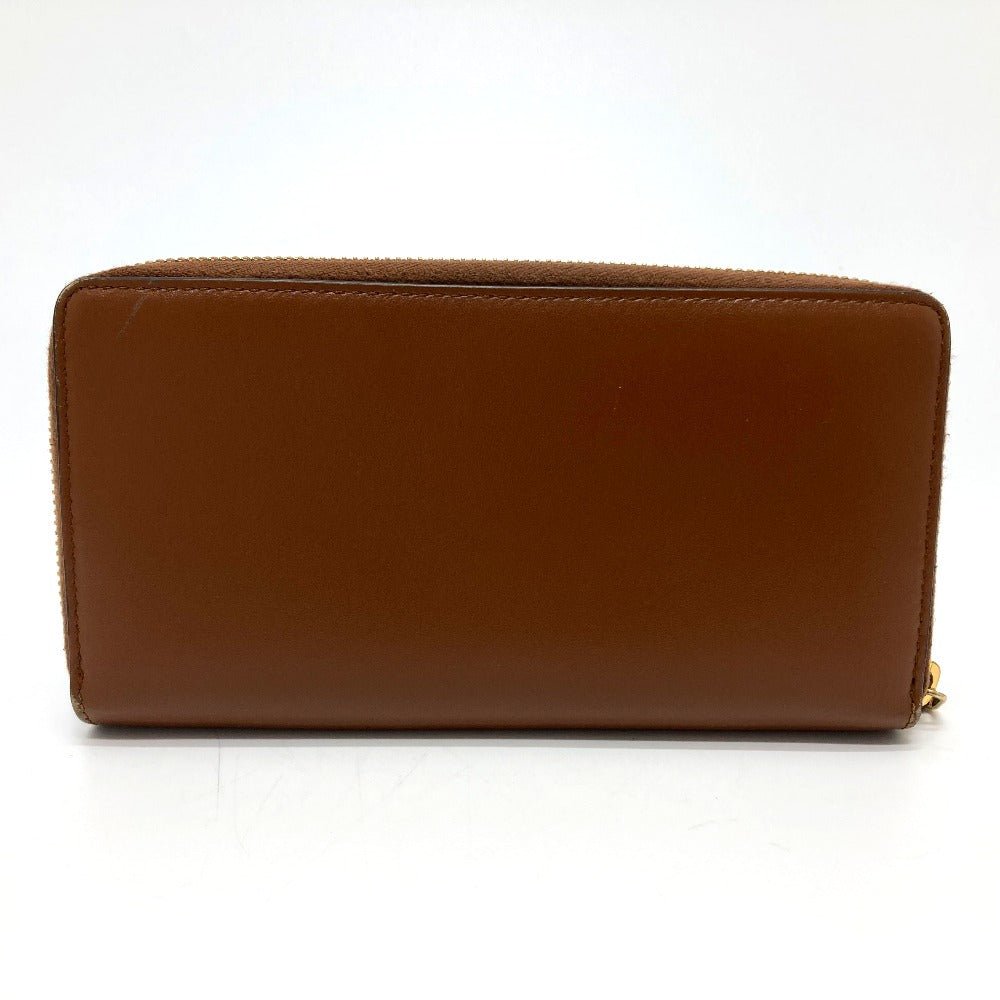 GUCCI Long Wallet Purse 547591 leather Brown Logo print unisex(Unisex) Used | AlmaBagz