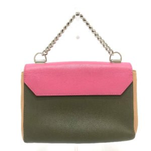 LOUIS VUITTON Shoulder Bag M54103 leather Pink x Khaki x Beige Tricolor Rock Me 2 BB | AlmaBagz