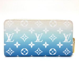 LOUIS VUITTON Long Wallet Purse M80360 Monogram canvas blue Monogram Giant By the pool Women Used | AlmaBagz