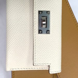 HERMES Shoulder strap Swift, Epsom beige bandouliere Bag strap Women Used | AlmaBagz