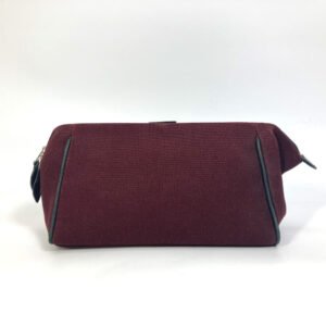 HERMES Clutch bag canvas Bordeaux Women Used | AlmaBagz