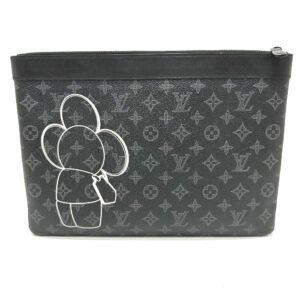 LOUIS VUITTON Clutch bag M52904 Monogram Eclipse Canvas black Bag Monogram Eclipse Pochette Apollo Vivienne mens Used | AlmaBagz