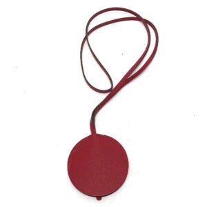 HERMES Necklace Vaugham Red mirror / mirror Miroir Women Used | AlmaBagz
