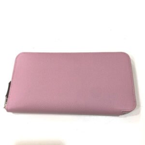 HERMES Long Wallet Purse Epsom Pink type Overall handle Azap long silk in Women Used | AlmaBagz