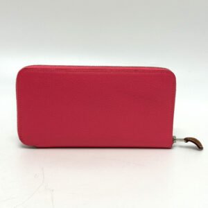 HERMES Long Wallet Purse Epsom pink Azap long silk in Women Used | AlmaBagz