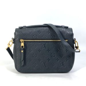 LOUIS VUITTON Shoulder Bag M41487 Monogram Ann Platt Leather black Monogram Ann Platt Pochette Metis MM | AlmaBagz
