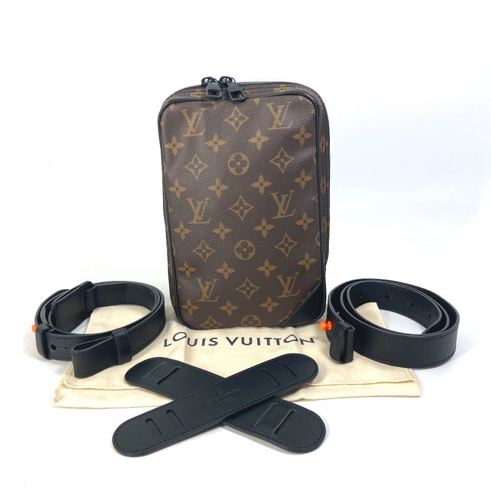 LOUIS VUITTON Shoulder Bag M44477 Monogram canvas Brown Monogram Solar Powered Ray Utility Side Bag mens Used | AlmaBagz - Image 2