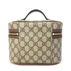 GUCCI Vanity bag 611001 GG Supreme Canvas beige Sherry line Ophidia GG Women Used | AlmaBagz