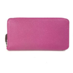 HERMES Long Wallet Purse Epsom purple Long wallet Azap long silk in Women Used | AlmaBagz