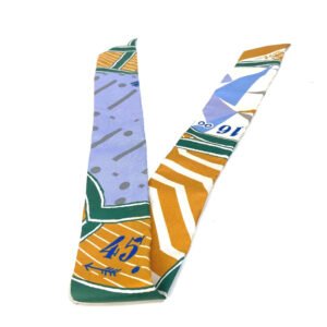 HERMES scarf silk multicolor bandeau scarf Twilly Twilly Women Used | AlmaBagz